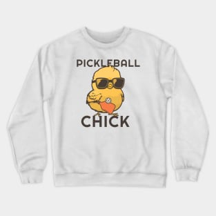 pickleball chick - cool chick Crewneck Sweatshirt